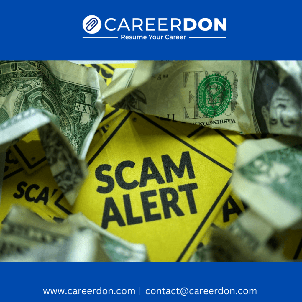 Beware of Fraudulent Service Providers – Choose CAREERDON for Transparent & Reliable Career Services