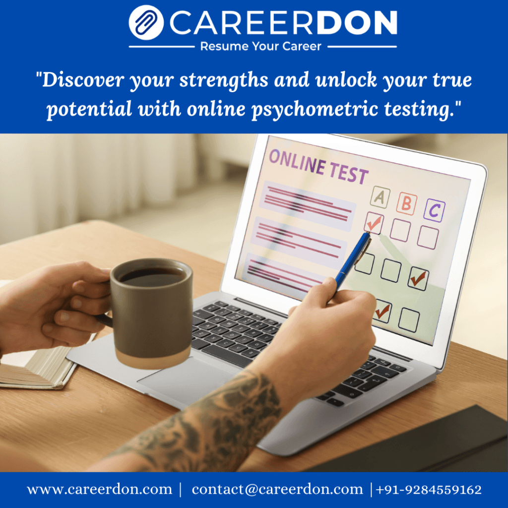 Online Psychometric Testing – Career Assessments for Personality, Strengths & Aptitude | CAREERDON