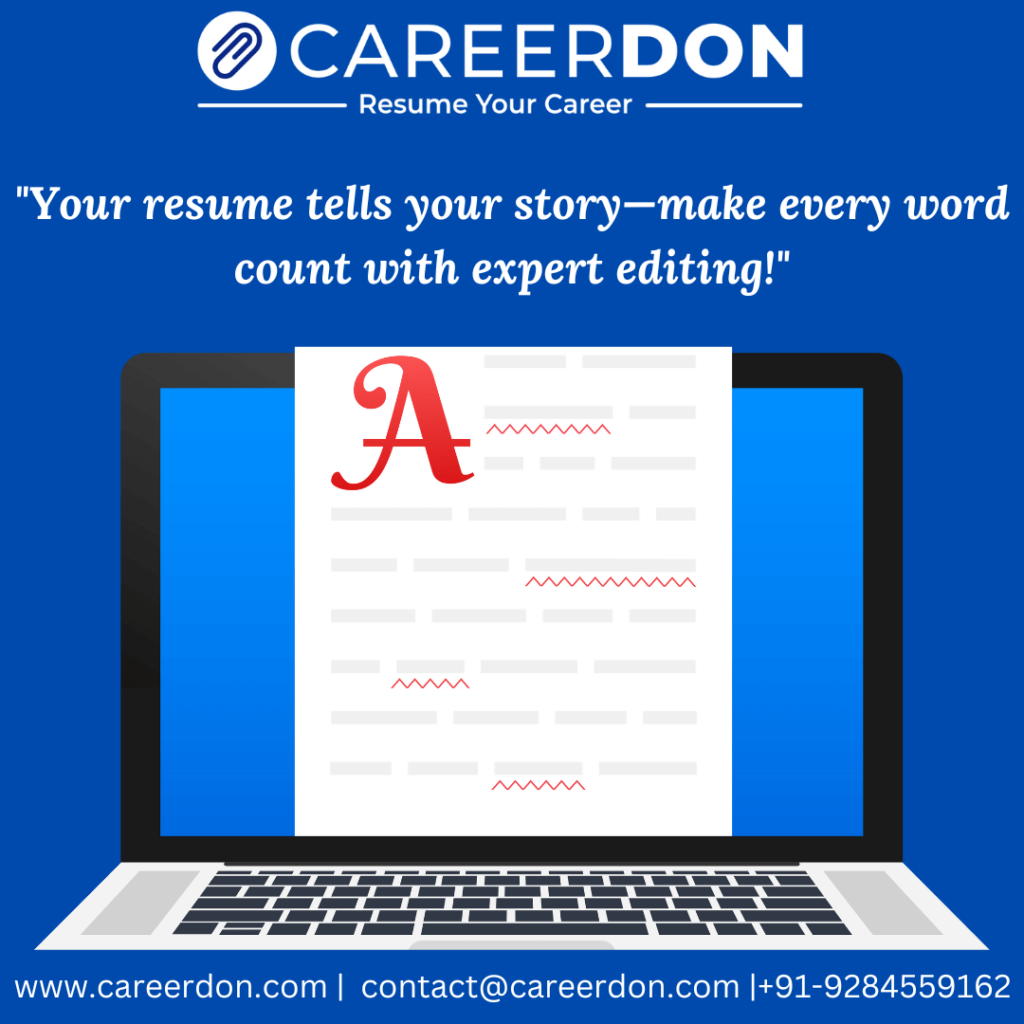 Professional Resume Editing – Enhance Your Resume for Maximum Impact & Interview Success