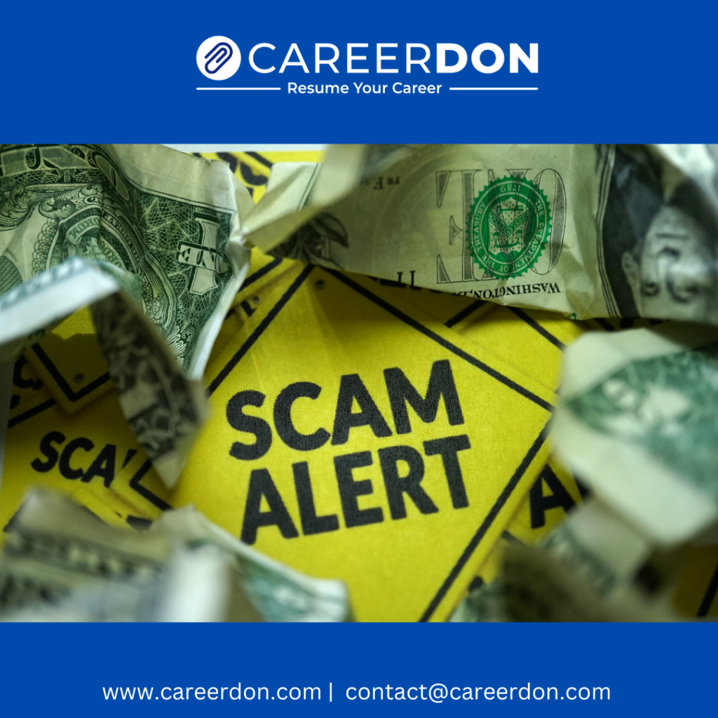 Beware of Fraudulent Service Providers – Choose CAREERDON for Transparent & Reliable Career Services