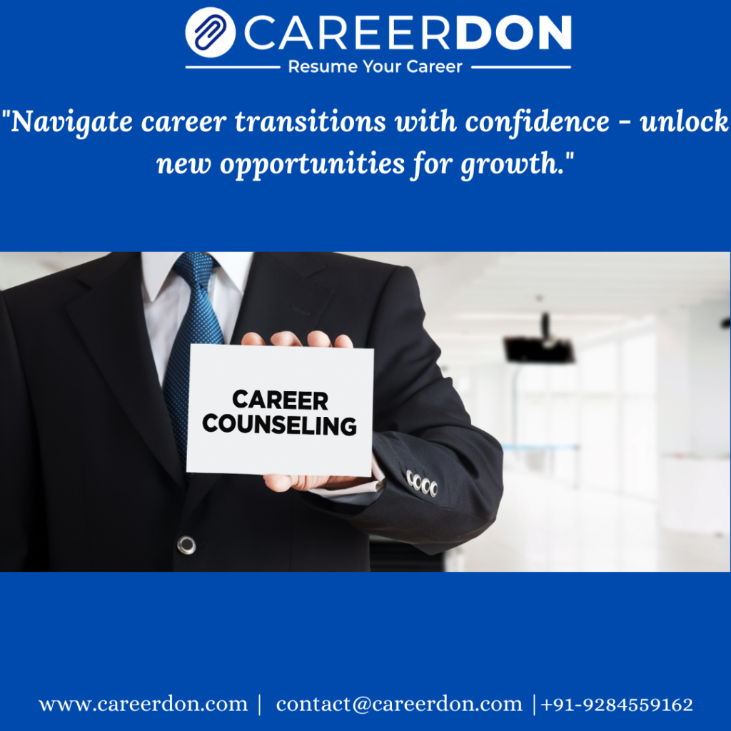 Career Counselling for Professionals – Expert Guidance for Career Transitions & Growth | CAREERDON