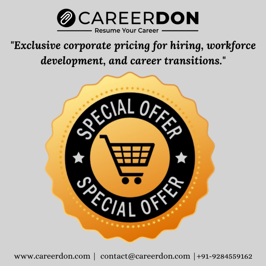 Corporate Resume Writing & Career Coaching – Bulk Discounts for Hiring, Layoffs & Workforce Development | CAREERDON