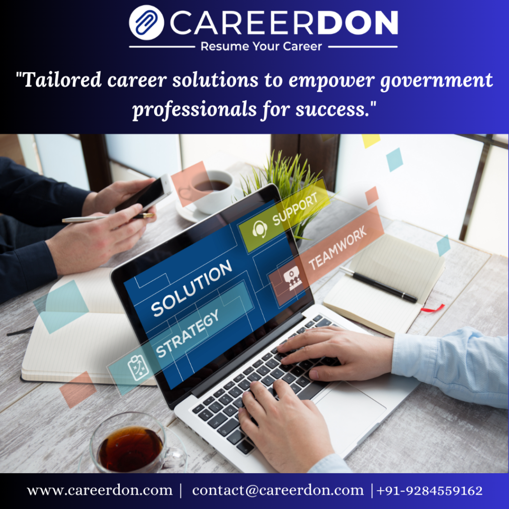 Government Career Solutions – ATS Resumes, Career Coaching & Digital Profile Optimization for Public Sector Professionals | CAREERDON